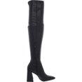 thumbnail image 2 of Steve Madden Womens Experience Faux Leather Pointed Toe Over-The-Knee Boots, 2 of 3