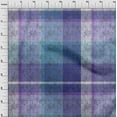 thumbnail image 4 of oneOone Silk Tabby Medium Blue Fabric Check & Diy Clothing Quilting Fabric Print Fabric By Yard 42 Inch Wide, 4 of 4
