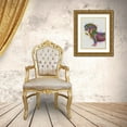 thumbnail image 3 of Fab Funky 20x24 Gold Ornate Wood Framed with Double Matting Museum Art Print Titled - Dachshund And Glasses Rainbow Splash, 3 of 4