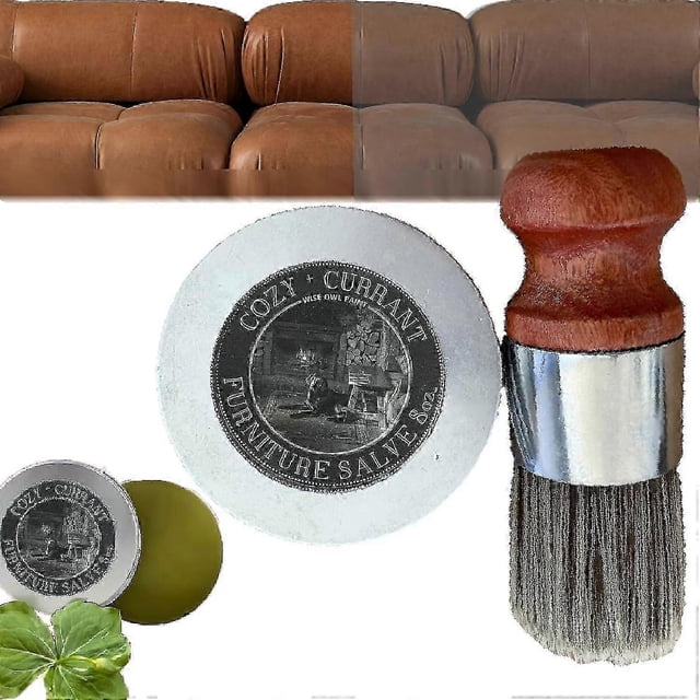 2024 Furniture Salve for Leather and Wood with Brush
