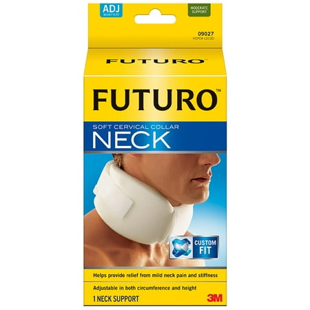 FUTURO Soft Cervical Collar, Adjustable, White