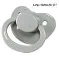 thumbnail image 4 of CutiePlusU Adult Sized Pacifier Large Shield 3 Packs-Gray, 4 of 6