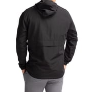 Mens Cutter & Buck Black Utah Utes Charter Eco Recycled Half-Zip Anorak Jacket