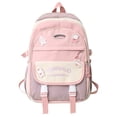 thumbnail image 2 of Backpack Large Capacity Fashion Knapsack Nylon Travel Luggage Bag (Blue), 2 of 10