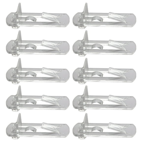 Kesenlong Shelf Clips 30pcs Cupboard Shelf Pegs Transparent Shelf Support Clips for Home Store