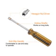 thumbnail image 4 of Uxcell 2pcs Metric Nut Driver 4mm Non-Magnetic 6 Point Hexagon Socket Wrench Screwdriver with Anti-Slip Handle, 4 of 6