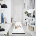 thumbnail image 4 of Yayeee Runner Rug for Bedroom 2'x6' Machine Washable Hallway Non Slip Mat, Colorful Flower, 4 of 8