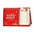 thumbnail image 2 of Calendario de escritorio 2025 DYNWAVEMX planificador mensual papel grueso rojo, 2 of 8