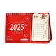 thumbnail image 2 of Calendario de escritorio 2025 Calendario de pie con tapa abatible Regalo de inauguración de la casa Calendario de mesa para Rojo, 2 of 9