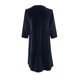 thumbnail image 4 of Vestido casual de mujer Color sólido Lino Algodón Cuello redondo Botón abajo Traje de vacaciones FLhrweasw Nuevo, 4 of 9