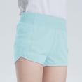 thumbnail image 5 of NordicNest Girls High Waisted Athletic Shorts with Liner – 2-in-1 Workout Running Shorts for Kids, Breathable Summer Gym Bottoms, 5 of 5