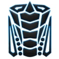 thumbnail image 1 of Motorbike Fuel Tank Gas Protector Sticker 3D Rubber Pad Emblem Badge Sticker Decal Blue, 1 of 6