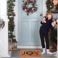 thumbnail image 2 of Dsscvnef Christmas JOY Red and Green Rug Merry Christmas Doormat Room Door Mat Welcome Home Welcome Friends Doormat Funny Doormat New Home Door Mat Carpet, 2 of 7