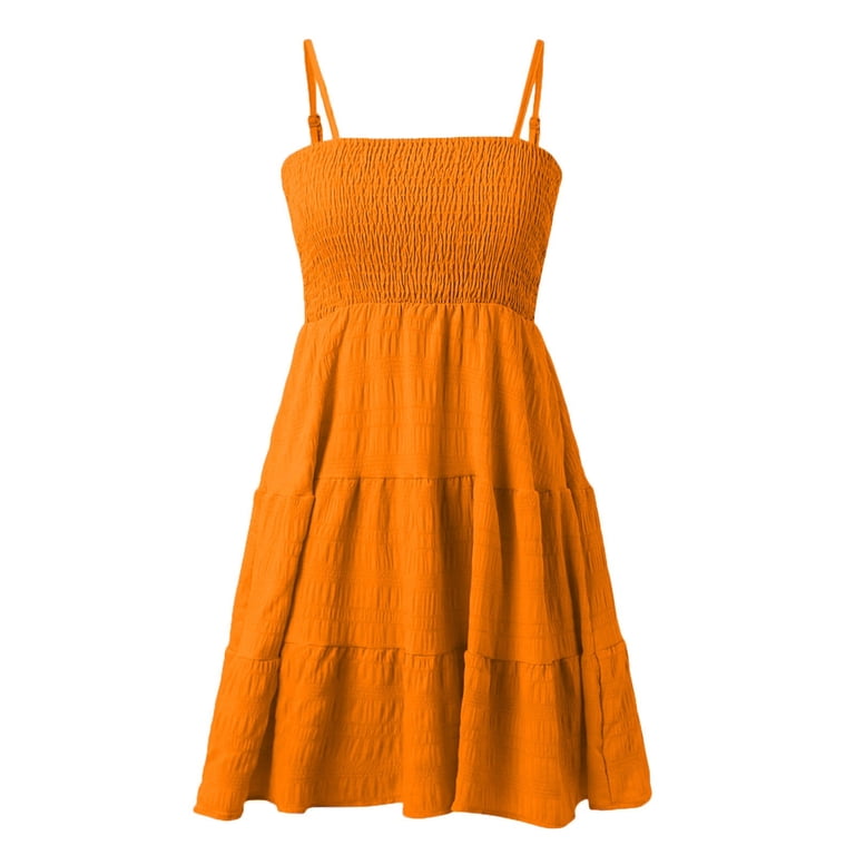 open lace back dress Miss Circle Women Elayna Orange Strappy Satin Corset High Slit Gown