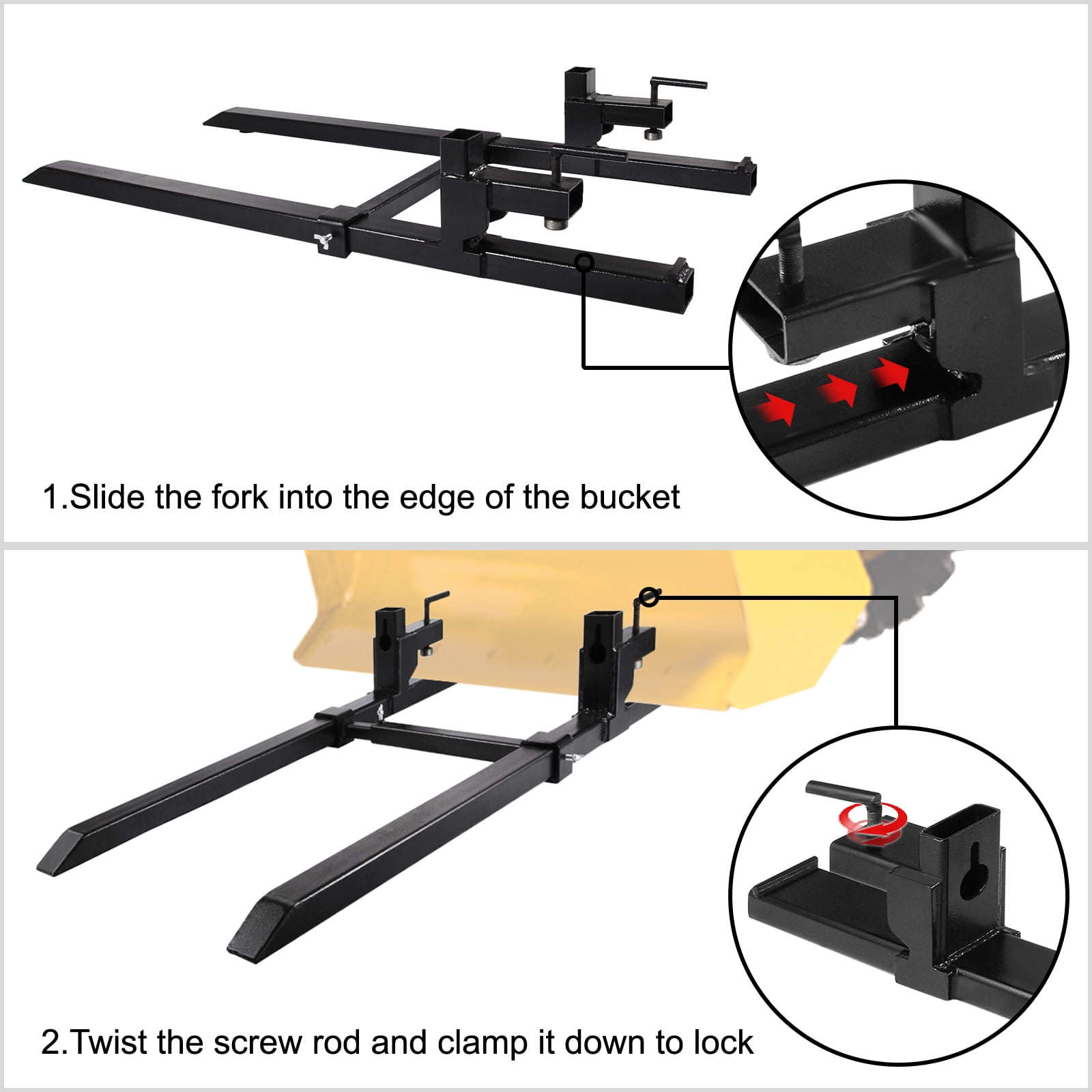 SkidSteer Accessories Farm & Ranch Parts & Accessories Steel Clamp on