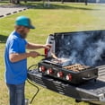 thumbnail image 4 of Royal Gourmet 4-Burner GD4002T Portable Gas Grill and Griddle Combo, 40000 BTU, 4 of 10