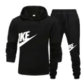 thumbnail image 3 of Nueva marca Otoño Invierno simplicidad moda sombrero de hombre ropa deportiva + pantalones de chándal Otoño Invierno conjunto de ropa deportiva sudaderas con capucha para hombre, 3 of 5