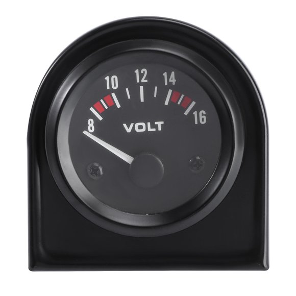 52mm Voltage Meter Gauge Voltmeter For Auto Car 8~16V LED Light DC 12V