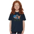 thumbnail image 3 of Popeye Thumbs Up USA American Flag Crewneck T Shirts Boy Girl Teen Brisco Brands XS, 3 of 6