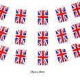 thumbnail image 1 of Banderines triangulares, banderines triangulares de la Unión, 25 piezas, banderines con banderas británicas, banderines con banderas de Inglaterra para aniversario, diseñados para precisión, 1 of 7