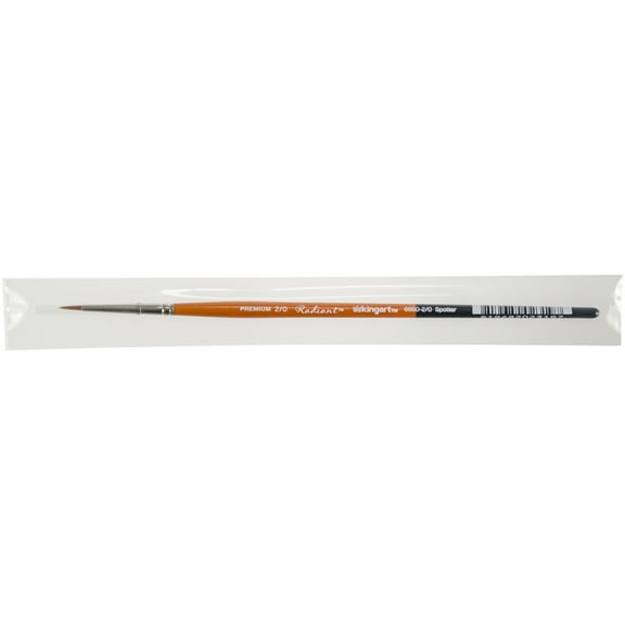 KINGART® Radiant™ 6650 Spotter Series Premium Golden Synthetic Brushes for Acrylic, Oil and Watercolor
