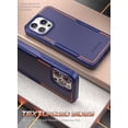 thumbnail image 3 of Funda para teléfono Poetic Neon Series para iPhone 15 Pro Max, azul marino, 3 of 6