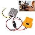 thumbnail image 1 of DC Voltage Converter, 20V To 12V 15A 180W Converter Multiple Guards  Greater than or equal to  95% Efficiency ABS Battery Adapter  for LED Light for DCB203 DCB204 DCB206, 1 of 7