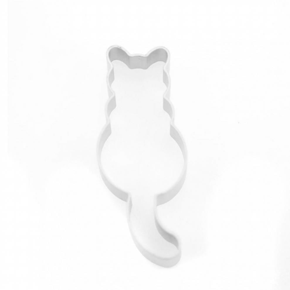 Cat Shaped Aluminium Mold Sugarcraft Cake Cookies Pastry Baking Cutter Mould DIY