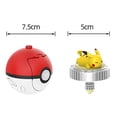 thumbnail image 4 of Figura de acción de Pokemon Elf spinning top Gyro ball, Pikachu, Charmander, Squirtle, Mew, Eevee, launcher, juego de batalla para niños, juego de juguete, 4 of 5