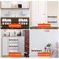 thumbnail image 1 of Rustproof Towel Bar Shower Towel Rack Kitchen Bathroom 1 Single Hanging Quadruple Towel Layer 50cm, 1 of 7