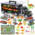 thumbnail image 1 of 37 En 1 Juguete De Camión Transportador Dinosaurio Vehículo Xtellar Color Verde, 1 of 4