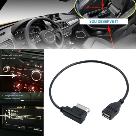 ESYNIC Interface AMI MDI MMI /USB Cable Adapter Music Interface for AUDI VW A3 A4L A5 A6L S5 Q5 Q7
