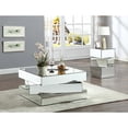 thumbnail image 4 of Meridian Furniture Haven Stacked Design Mirrored Coffee Table, 4 of 5