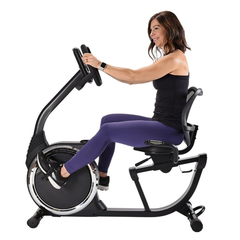 Stamina Deluxe Magnetic Recumbent Exercise Bike 845, 250 lb