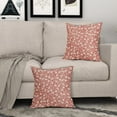 thumbnail image 3 of Vintage Flower Pillow Covers 18x18 Set of 2 Rustic Cute Small Floral Black Brown Old Style Decorative Throw Pillows Outdoor PillowCase Farmhouse Linen Cushion Case Decor for Home Sofa Couch Bed, 3 of 6