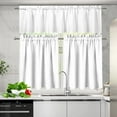 thumbnail image 2 of Hummingbird Floral Print Kitchen Curtain Valance and Tiers Set Farmhouse Bathroom Window Curtain Set -Easy Installation, 2 of 5