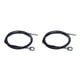 thumbnail image 2 of Naiovety Cuerda de polea, Cable de gimnasio, Cable de Fitness, alambre de acero, solidez de larga duración, multiusos, firmeza, ajustable, a Negro 3 metros 2piezas, 2 of 6