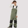 thumbnail image 5 of MAIHAN-Kids' Snow Bib - Boys' and Girls' Insulated Waterproof Ski Pants Overalls,Kids Snow Pants Baggy Ski Pants , Snowboarding & Winter Outdoor Play(Green2,8-9 Years), 5 of 6