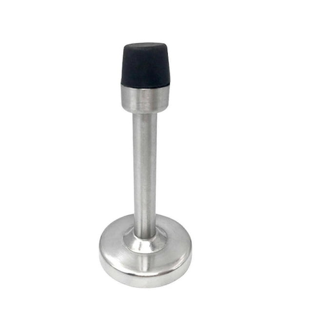 75-150mm Door Stopper Wall-mounted Anti-collision Rubber Two Installation Methods Punch-free Door St