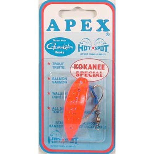 Apex 1.5" Hot Spot Lure, Flame Sparkle