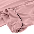 thumbnail image 6 of Wide Leg Pants for Women BWASD Casual Modal Soft Plus Size Baggy Elastic Waist Trousers Solid Color Pajama Pants Simple Loungewear Sleeping Wear (Pink,L), 6 of 9
