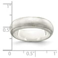 thumbnail image 5 of 925 Sterling Silver 6mm Satin Finish Band Ring Size 11, 5 of 6