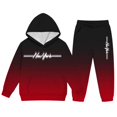 thumbnail image 4 of LIIPEE Casual Letter Graphic Outfits For Boys Autumn Winter Long Sleeve Hoodies Pants Clothes Sets, 4 of 5