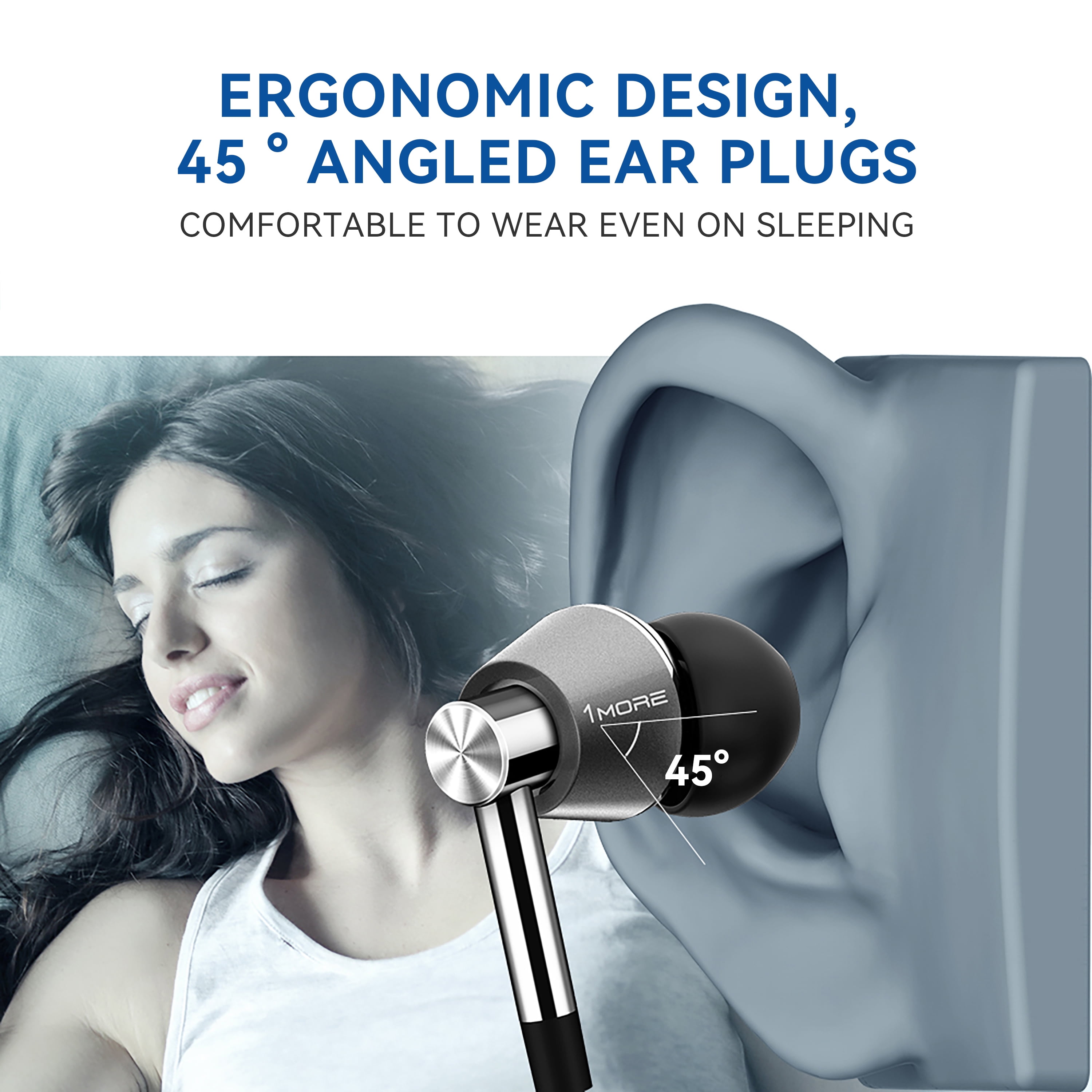 1MORE Triple-Driver Wired in-ear Earbuds Headphones with