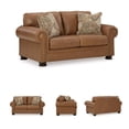 thumbnail image 3 of Signature Design by Ashley Carianna Caramel Loveseat, 3 of 7
