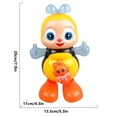 thumbnail image 3 of YUNAFFT Dancing Bee for Kids, Swinging Bee, Musical Dancing Bee Toy, Electronic Cartoon Bee Preschool Learning Toys, Educational Toys Interactive Singing Animal with Lights & Music Toys, 3 of 9