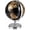Gold, variant on NurtureTail 8-Inch World Globe, Black Earth Globe with Silver Accents, Metal Stand, Non-slip Base & Time Zone, Decorative Tabletop Desk Globes for Classroom, Office & Home