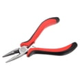 thumbnail image 3 of Uxcell Mini Needle Nose Pliers 4.5" Toothless Precision Plier with Plastic Handle for DIY Crafts, 3 of 6
