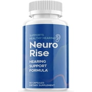 (1 Pack) Neuro Rise - Dietary Supplement for Hearing - Tinnitus Support for Healthy Middle and Inner Ear Structures, Including Cilia, Nerves and Blood Supply - 60 Capsules