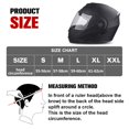 thumbnail image 5 of Casco de motocicleta unisex Uchoose con certificación DOT y doble sección transversal, casco de seguridad modular con visera, 5 of 5